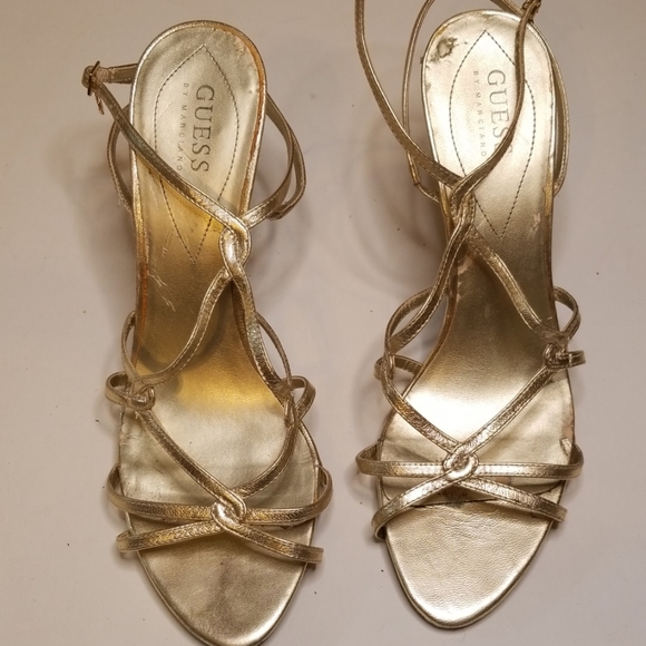 Guess by Marciano Shoes - Gold strappy heels